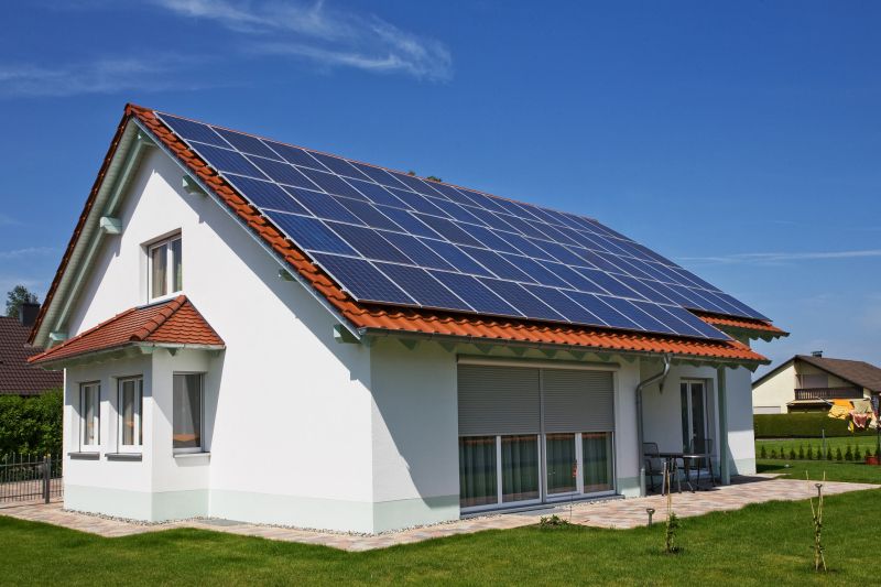 Home with Solar Panels
